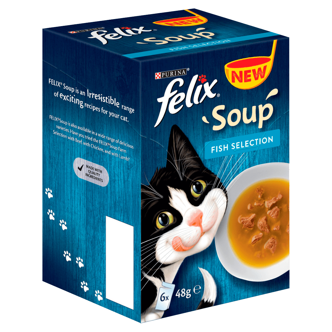 FELIX® Soup Fish Selection Wet Cat Food Purina